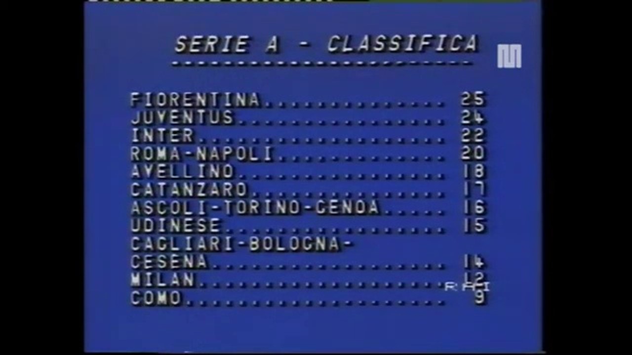 "SPORT TRE": STAGIONE 1981-82, 31 GENNAIO 1982!