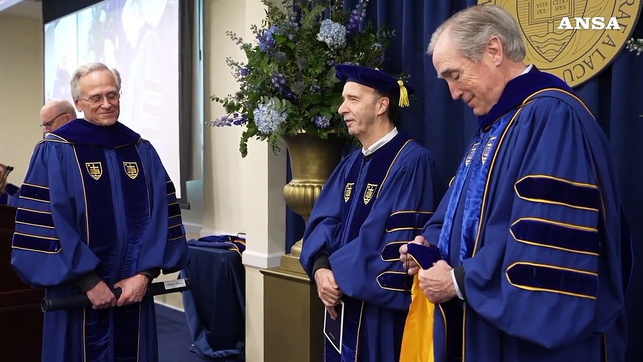 A Roberto Benigni il dottorato honoris causa in Belle arti