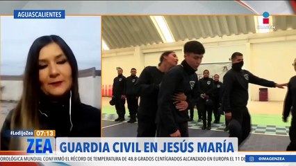 Guardia Civil en Jesús María, Aguascalientes, continúa capacitándose
