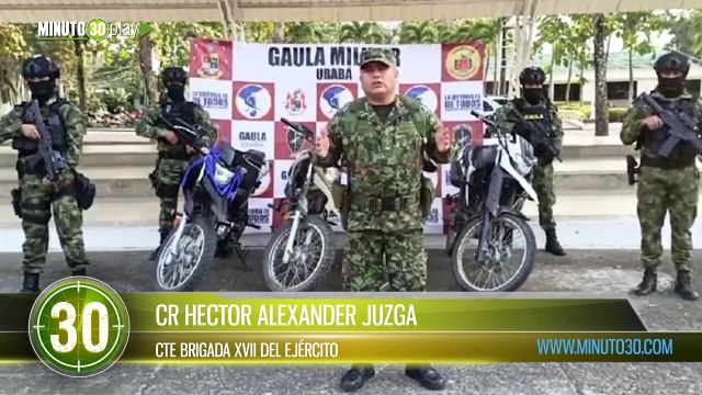 Cayó presunto cabecilla del Clan del Golfo durante operativos en Dabeiba, Antioquia