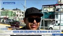 En Ecatepec ahora también se roban los columpios de los parques