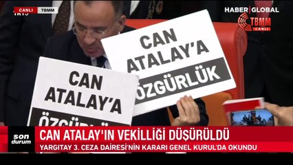 Can Atalay'ın milletvekilliği düşürüldü
