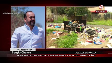 Sergio Chávez habla sobre los trabajos de la planta de transferencia metropolitana oriente