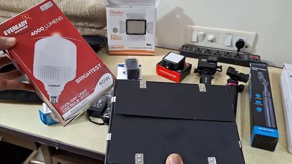 Unboxing and Review of Osaka Bi-Color Dimmable LED Video Light OS 576 Slim