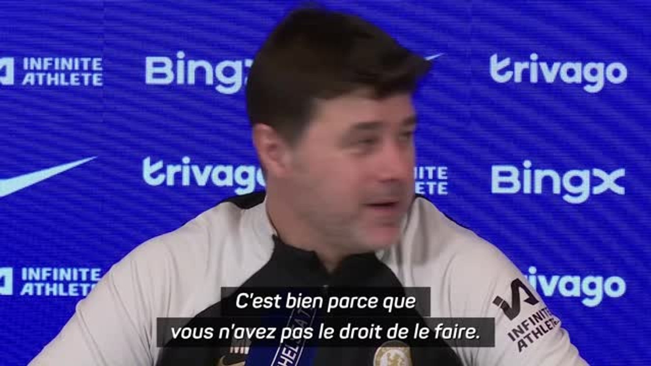 Chelsea - Quand un journaliste demande à Pochettino s'il aime parier