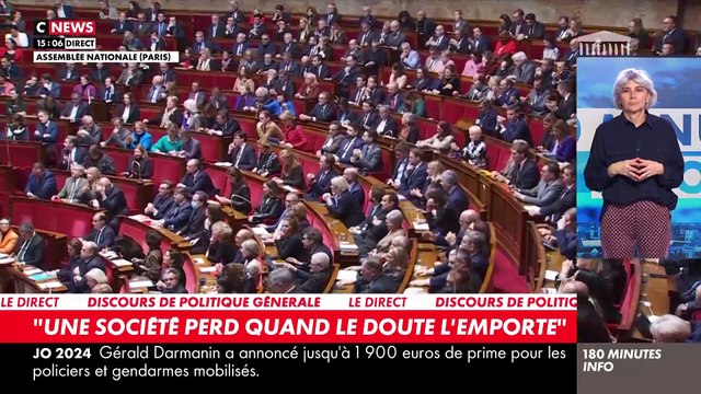 Ce mardi se tenait le discours de politique général de Gabriel Attal. Regardez l'intégralité de sa prise de parole