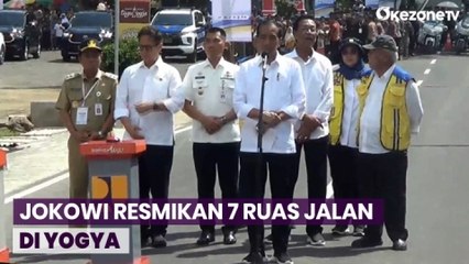 Jokowi Resmikan 7 Ruas Jalan dan 1 Jembatan di Yogya dengan Anggaran Rp162 Miliar