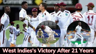 AUS vs WI 2nd Test Highlights | History Made by WINdies Clinch Pink Ball Test at the Gabba!