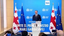 Dimite el primer ministro de Georgia, Irakli Garibashvili