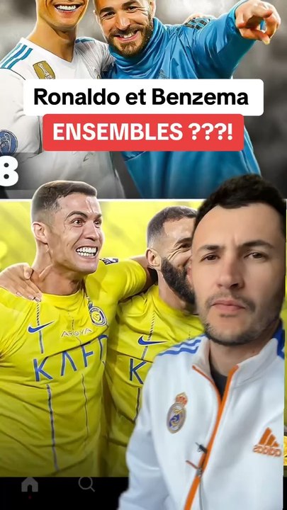 ❤️ Benzema et Ronaldo réunis à Al Nassr ? #alnassr #cristianoronaldo #benzema #alittihad #arabiesaoudite
