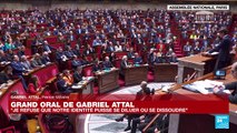 REPLAY - Retrouvez le discours de politique générale du premier ministre français Gabriel Attal