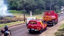 Bombeiros são acionados para combaterem incêndio no Santo Onofre