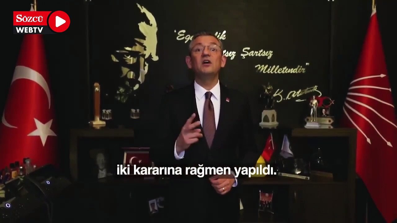 Özgür Özel'den Can Atalay açıklaması: Bu darbe girişimine karşı direneceğiz