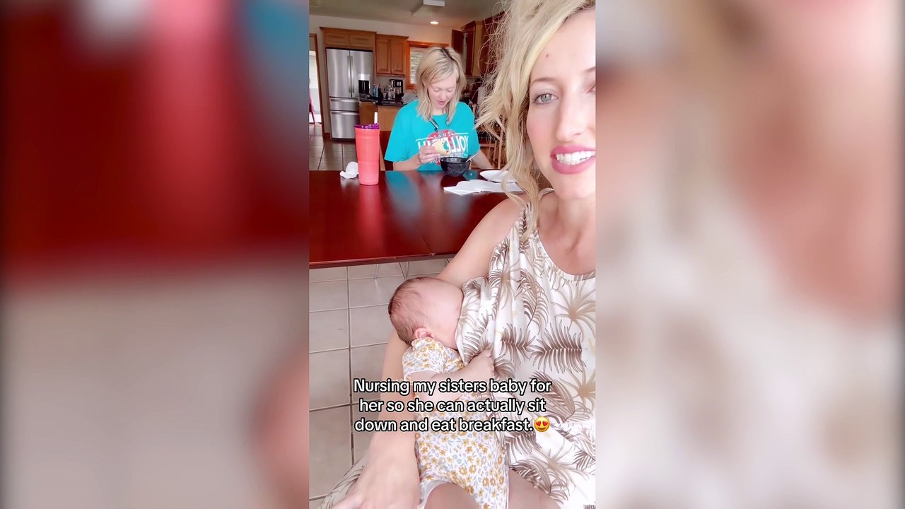 "I'm so close to my sister and breastfeed her baby - it's not weird ...