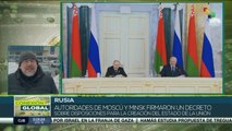 Presidentes de Rusia y Belarús firman decreto sobre creación del Estado de la Unión