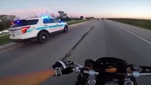 MOTO VS  POLICE [COURSE POURSUITE]