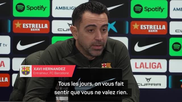 Barça - Xavi : On a l'impression de risquer sa vie à chaque instant