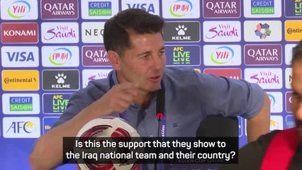 Iraq journalists confront manager Casas in tense encounter