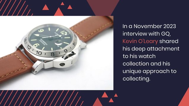 Kevin O'Leary Says He Wants To Be Buried With His Watch Collection When He Dies — 'All Of These Watches Are Coming Into My Coffin. I'm Like The Pharaoh Of Time'