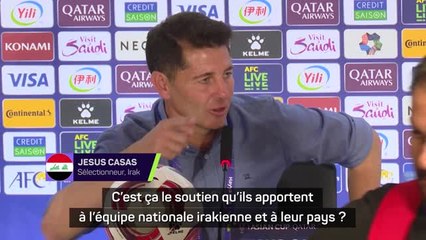 Irak - Conférence de presse très tendue entre les journalistes et le sélectionneur Casas