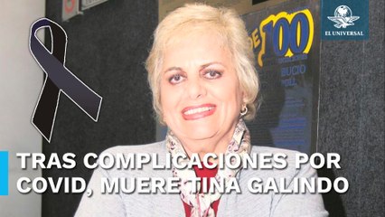 Fallece Tina Galindo, productora de Teatro