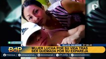 Mujer lucha por su vida tras ser quemada por su expareja en VES: 