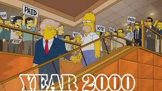 The Simpson predicted a Donald Tramp president 2000-2016