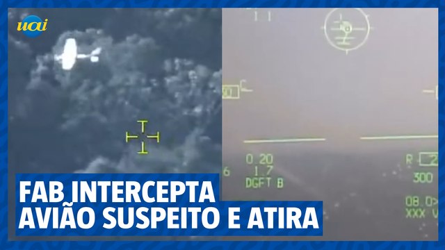 Força Aérea Brasileira intercepta avião suspeito e atira