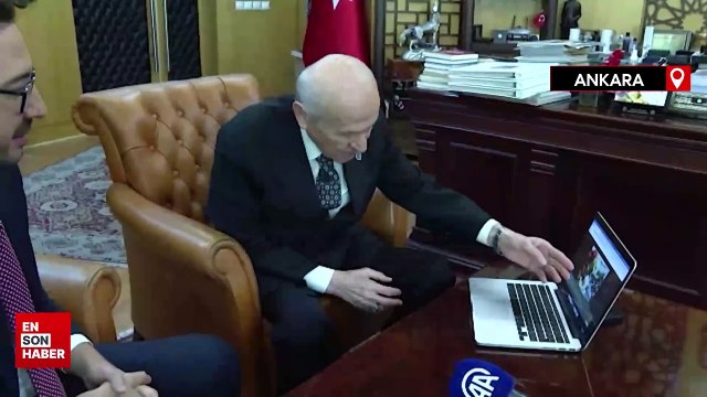 Devlet Bahçeli, 'Yılın Kareleri' oylamasına katıldı