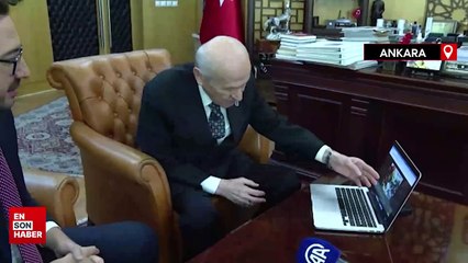 Devlet Bahçeli, 'Yılın Kareleri' oylamasına katıldı