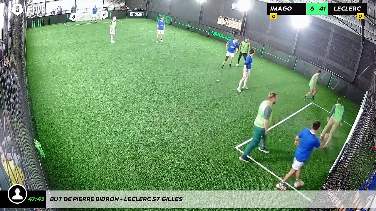 But de Pierre BIDRON - LECLERC ST GILLES