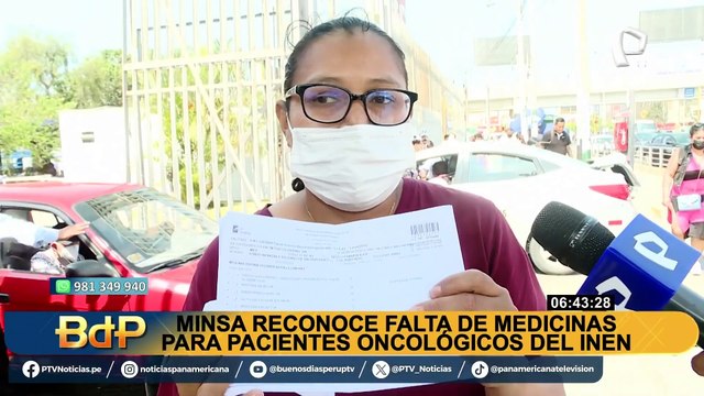 Pacientes oncológicos denuncian que no hay medicinas en INEN: Minsa reconoce desabastecimiento