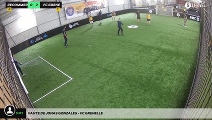 Faute de Jonas Gonzales - FC Grenelle