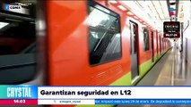 Directivos del Metro garantizan seguridad en la L12