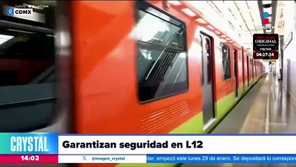 Directivos del Metro garantizan seguridad en la L12