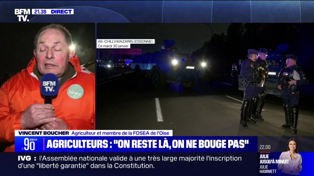Déclarations de Gabriel Attal sur l'agriculture: Des petites mesurettes et rien de concret pour l'instant, estime Vincent Boucher (FDSEA Oise)