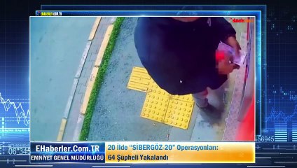 20 İlde “SİBERGÖZ-20” Operasyonları: 64 Şüpheli Yakalandı