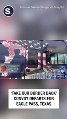 ‘Take Our Border Back’ Convoy Departs for Eagle Pass, Texas