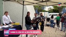 Multa por no usar la silla infantil en los vehículos