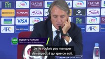 Arabie saoudite - Mancini s'excuse après avoir quitté le terrain avant la fin des tirs au but