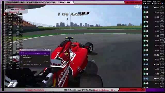 F1Brain S3 - 2015 - GP de Chine 3/16 - qualifs & courses - rFactor IA league