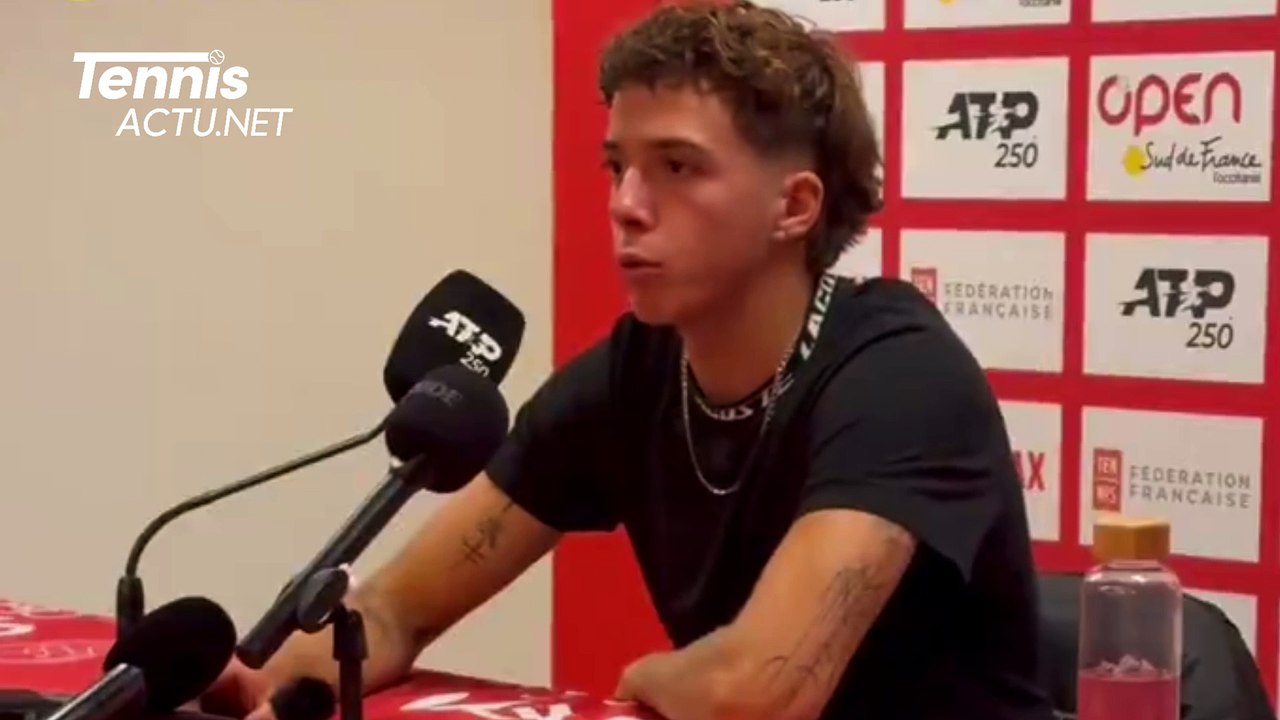 ATP - Montpellier 2024 - Arthur Cazaux : "Même si les médias s'enflamment un peu, je ne suis que 83e mondial"