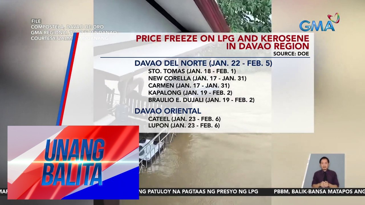 Prize Freeze On LPG & Kerosene In Davao Region | UB - Video Dailymotion