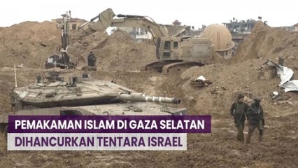 Israel Hancurkan Pemakaman Islam di Gaza untuk Cari Terowongan Hamas 🕳️