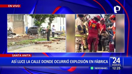 Santa Anita: empresa se pronuncia por explosión de tanque de agua residual