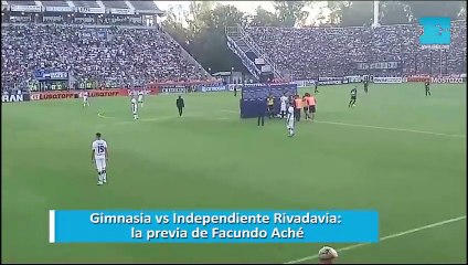 Gimnasia vs Independiente Rivadavia: la previa de Facundo Aché