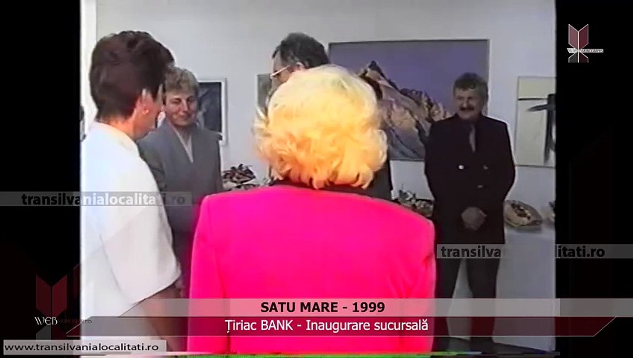 SATU MARE 1999 - Țiriac BANK - Inaugurare sucursală