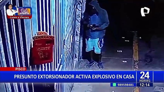 Pisco: extorsionador detona explosivo en casa familiar mientras dormían