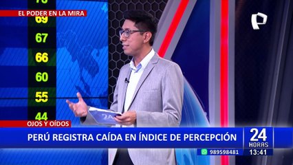 IPC 2023: Perú se posiciona en el puesto 121 en la percepción de corrupción en el mundo