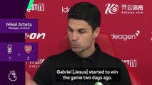 Arteta hails Jesus for 'generating chaos' in Forest victory